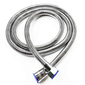 chrome shower hose